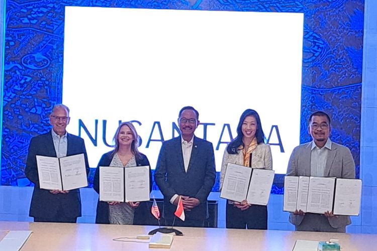 Otorita Ibu Kota Nusantara (OIKN) menjalin kerja sama dengan empat perusahaan teknologi skala global di Amerika Serikat (AS) dan satu perguruan tinggi dari Negeri Paman Sam.