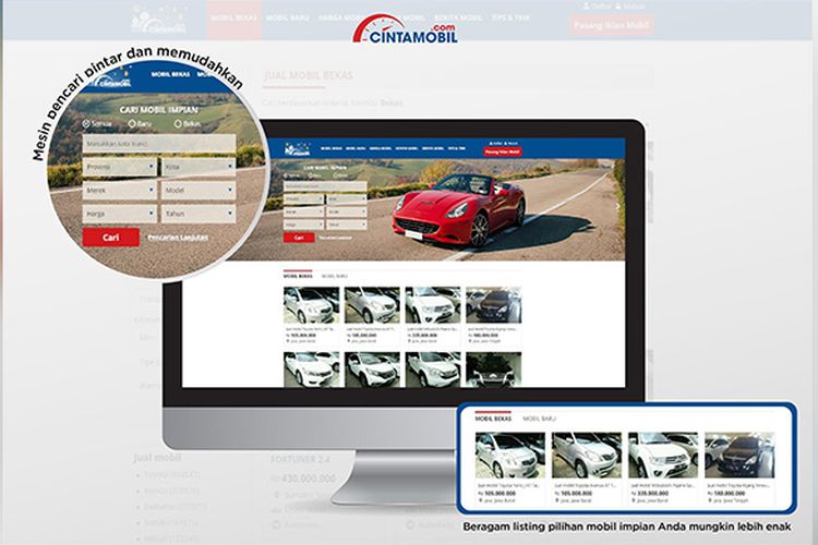 Cintamobil.com memberikan kenyamanan dalam bertransaksi
