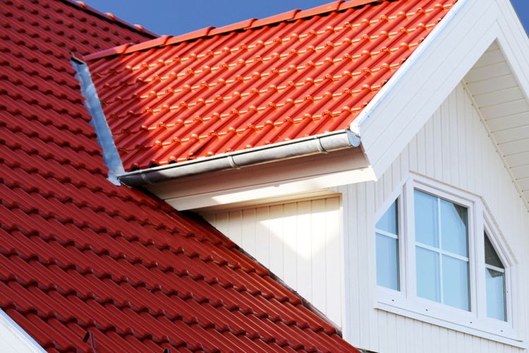 Ilustrasi atap rumah.