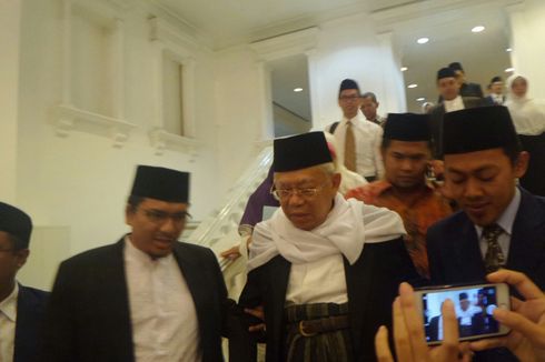 Ketua Umum MUI Ma'ruf Amin Imbau Rizieq Shihab Patuhi Hukum  