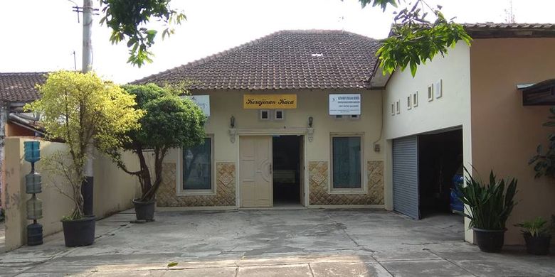 Bagian dari rumah yang pernah didiami Pangeran Sambernyawa di Kampung Kauman Mangkunegaran, Surakarta, Jawa Tengah.