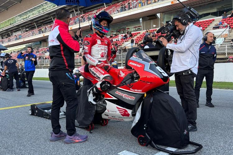 Veda Ega Pratama di JuniorGP.