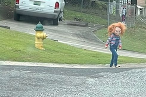 Bocah 5 Tahun Berkostum Chucky di Pinggir Jalan, Takuti Warga Alabama