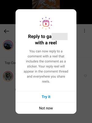 Fitur baru Reels Visual Replies sudah bisa dijajal pengguna Indonesia.