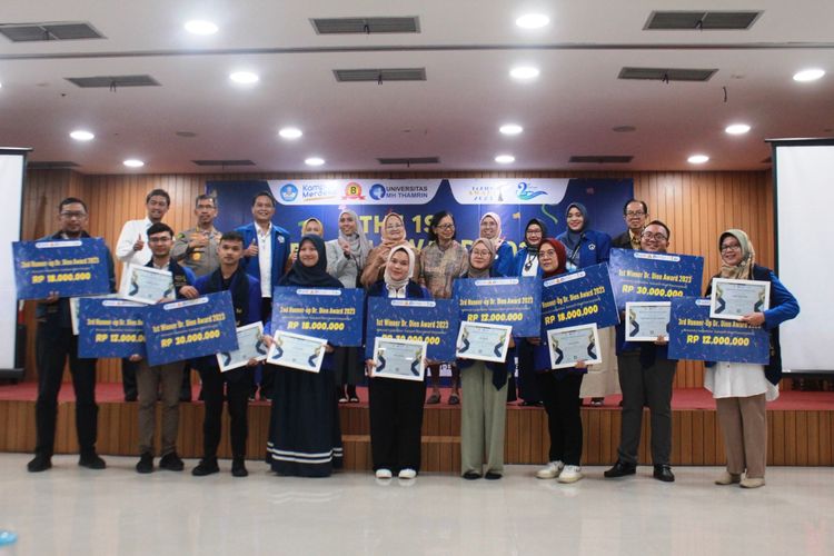 Acara Puncak Penganugerahan Dr Dien Award 2023 yang dilaksanakan secara langsung di Aula Universitas MH Thamrin Jakarta (28/8/2023).