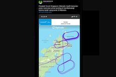 Viral, Twit Pesawat Scoot Berputar-putar di Atas Kota Manado, Ada Apa?
