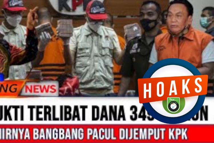 Hoaks, Bambang Pacul ditangkap KPK