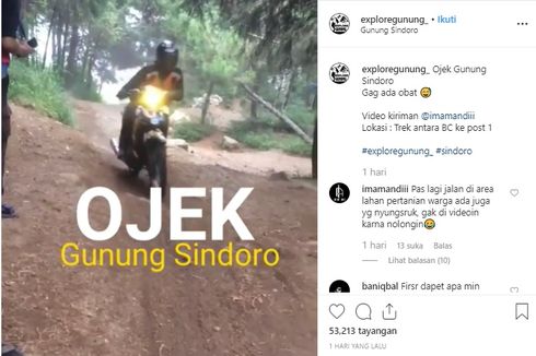 Ramai soal Ojek di Gunung Sindoro, Ini Faktanya...