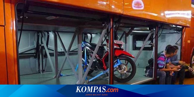 Bus dengan  Bagasi  Besar  Bisa Angkut Motor 