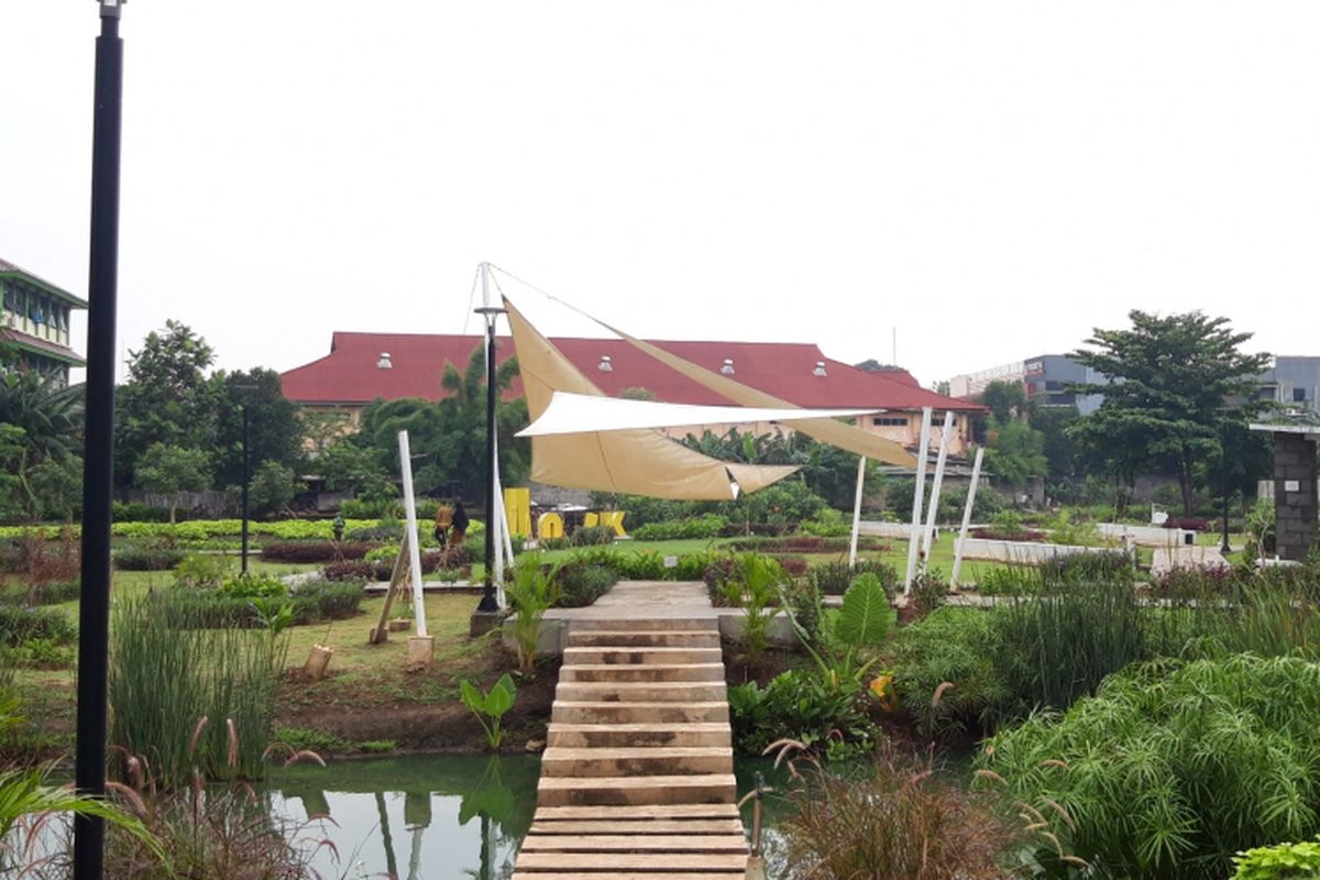 Taman Piknik, taman baru di area Jakarta Timur, Senin (14/1/2019)