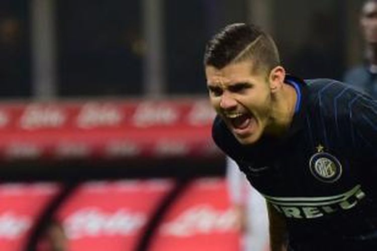 Striker Inter Milan asal Argentina, Mauro Icardi.