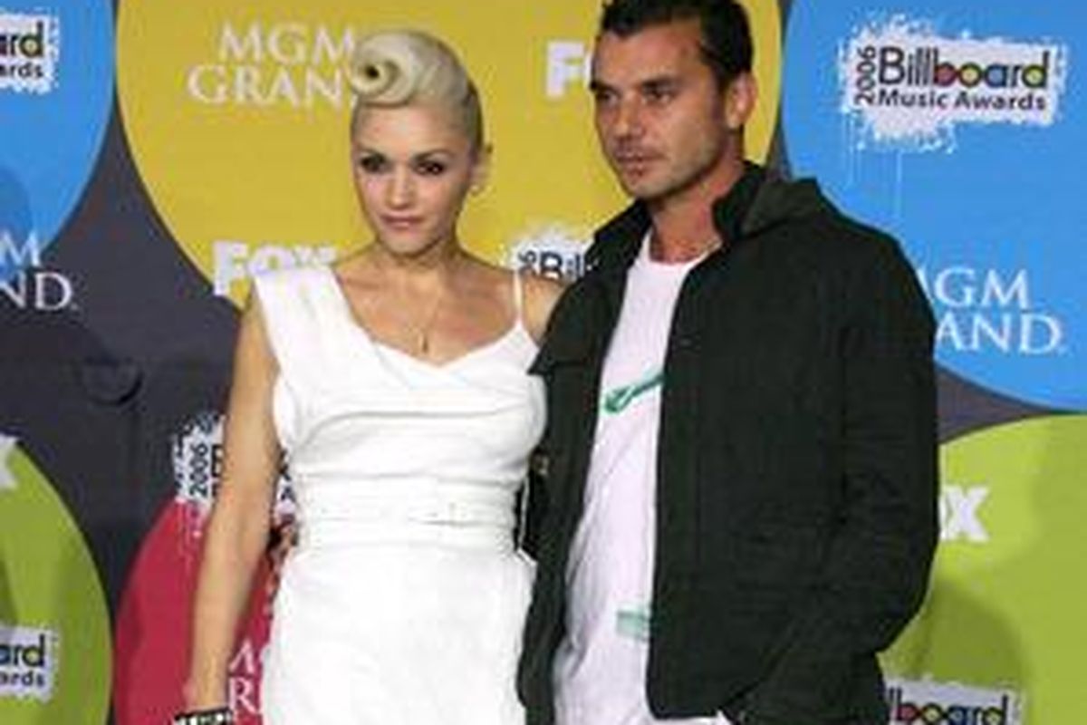 Gwen Stefani dan Gavin Rossdale, tetap mesra setelah 12 tahun bersama.