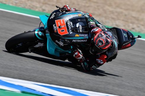 Hasil FP 2 MotoGP Ceko - Quartararo Tercepat, Rossi Terlempar dari 10 Besar