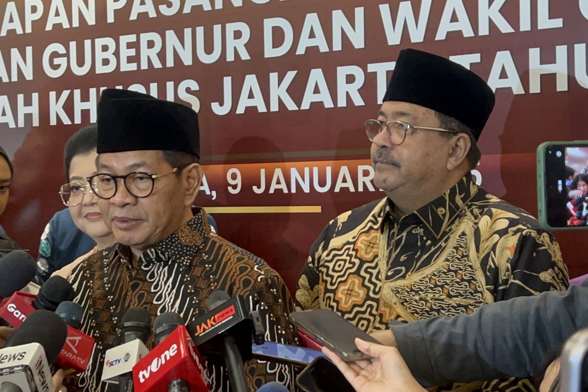 KPU: Pramono Anung-Rano Karno Dilantik 7 Februari 2025