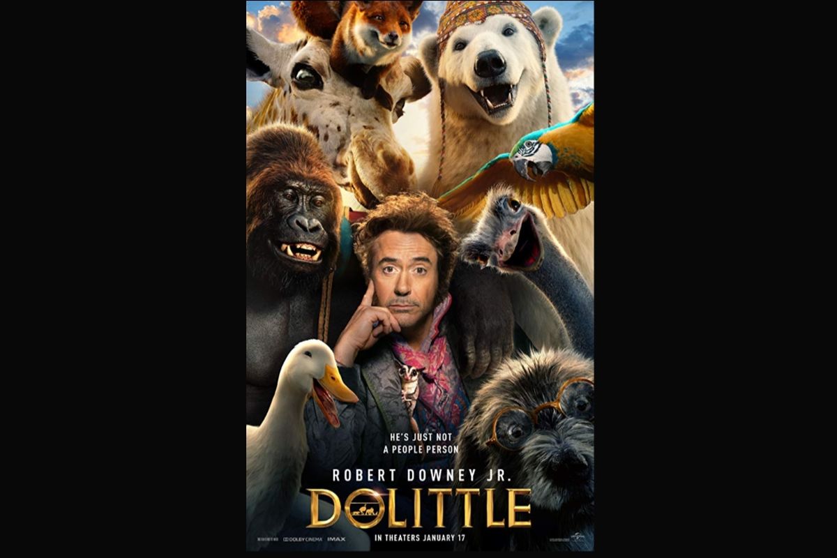 Poster film Dolittle.