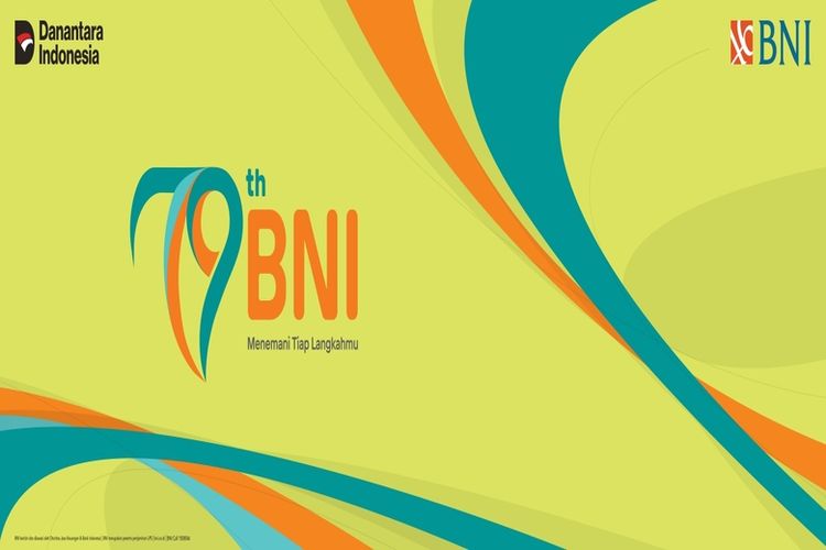 PT Bank Negara Indonesia (Persero) Tbk atau BNI merayakan Hari Ulang Tahun (HUT) ke-79 dengan mengusung tema "Menemani Tiap Langkahmu" pada Sabtu (5/7/2025).