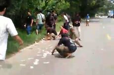 Video Viral Perampokan Gagal, Uang Rp 250 Juta Berhamburan di Jalan