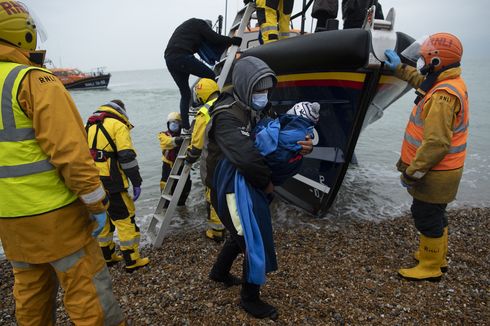 Usai Kecelakaan Fatal 27 Migran Tenggelam, Inggris dan Perancis Kerja Sama Cegah Penyeberangan Ilegal