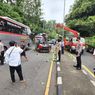 Sopir Mengantuk, Mobil Terguling di Jalan Lingkar Salatiga