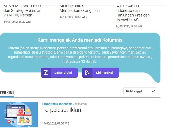 Daftar Kolumnis Kompas.com