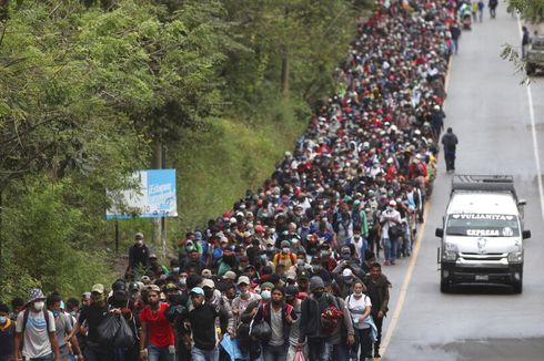  Kondisi Honduras Memprihatinkan, Lebih dari 8.000 Orang Nekat Migrasi ke AS Melalui Perbatasan Guatemala 