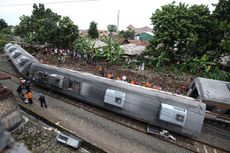 Menteri Perhubungan Tinjau Lokasi Kereta Anjlok di Bogor