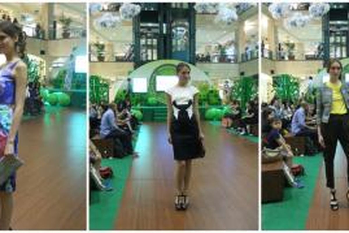 Peragaan busana Karen Millen, Coast, dan Women's Secret di Plaza Senayan.