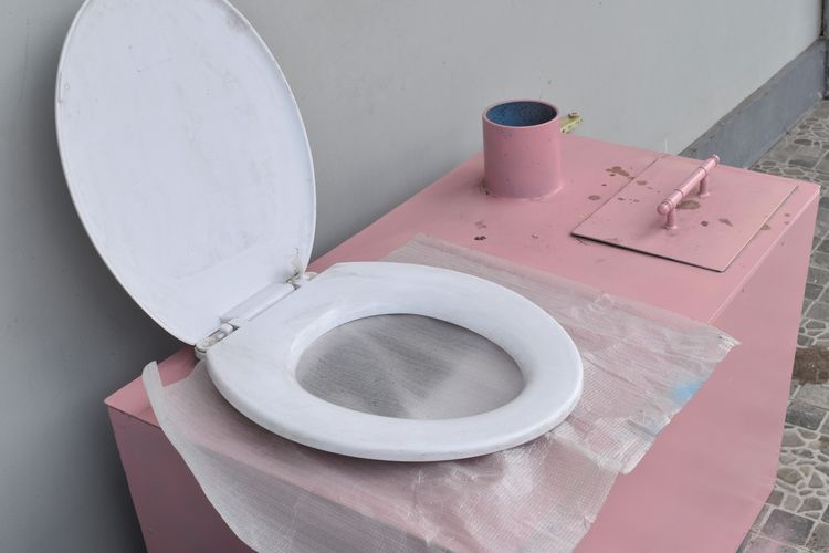 Desain toilet pengompos yang dirancang oleh para peneliti di Lembaga Ilmu Pengetahuan Indonesia (LIPI).