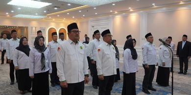 Sekjen Kemenag Resmi Melantik 19 Pejabat Ditjen Pesantren, Ini Daftar Nama dan Jabatannya