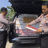 Dikejar Polisi, Mobil Rokok Ilegal Tabrak Pohon di Bangkalan dan Sopirnya Kabur
