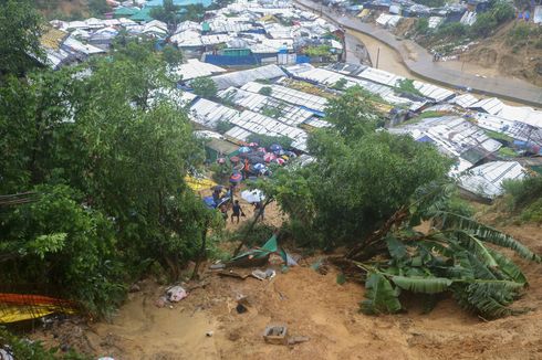 Tanah Longsor Bangladesh: 10.000 Pengungsi Rohingya Dievakuasi, 14 Orang Tewas