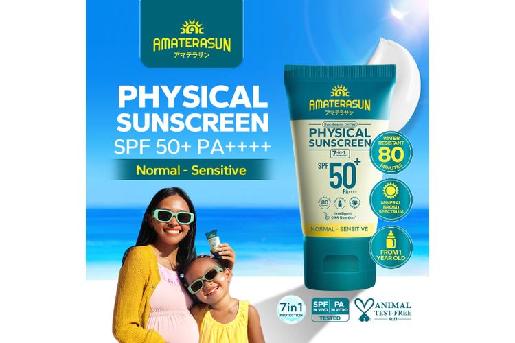 Amaterasun Physical Sunscreen SPF50+ PA++++