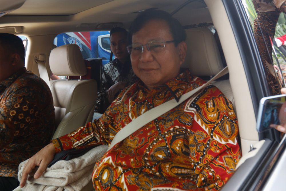 Hanya 20 Menit, Prabowo Tinggalkan Rumah SBY