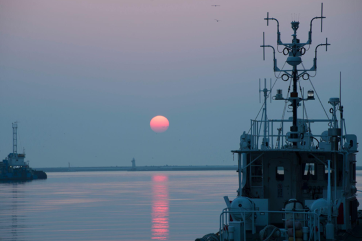 Pemandangan matahari terbenam di Kushiro masuk dalam daftar tiga sunset terindah di dunia. 