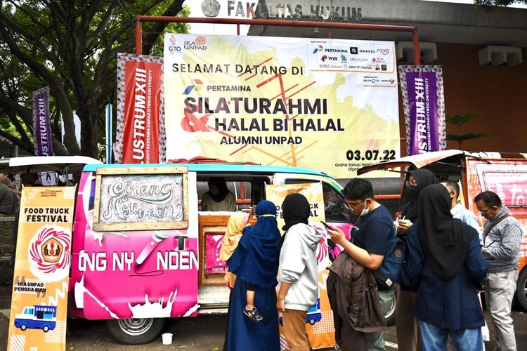 Silaturahmi Halal Bihalal Alumni Unpad, Minggu (3/7/2022).