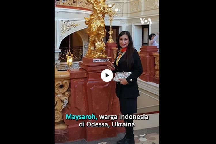 Maysaroh, WNI asal Indramayu yang menceritakan pengalaman puasa di Ukraina saat perang. Ia berdomisili di Odessa, dan sudah menetap di Ukraina sejak 2017.