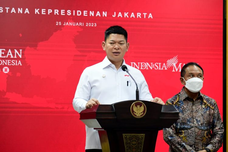 Ketua NOC Indonesia, Raja Sapta Oktohari, menanggapi adanya Forum Grup Diskusi (FGD) Penyempurnaan Implementasi Inpres Nomor 3 tahun 2019 Tentang Percepatan Pembangunan Persepakbolaan Nasional yang digelar Kementerian Pemuda dan Olahraga (Kemenpora). (Dok. NOC Indonesia)