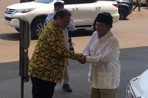 Prabowo Hadiri Rapimnas Partai Golkar Usai Sambut Presiden Jokowi di Bandara Soekarno-Hatta