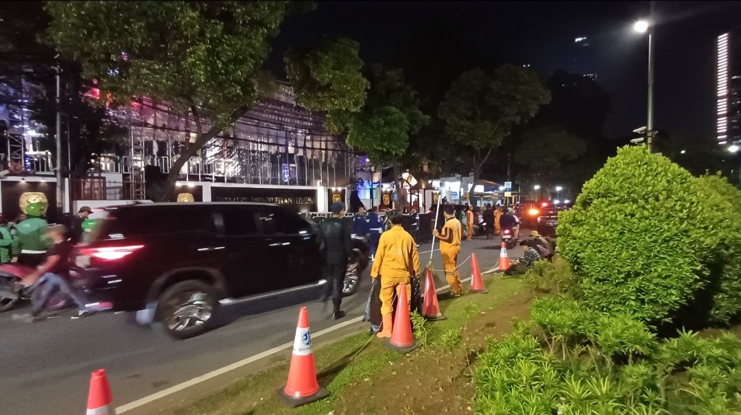 Debat Capres di KPU Selesai, Jalan Imam Bonjol Kembali Dibuka