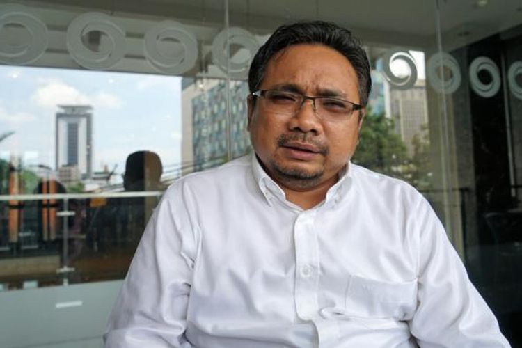 Ketua Umum Pimpinan Pusat Gerakan Pemuda Ansor, Yaqut Cholil Qoumas saat ditemui di bilangan Wahid Hasyim, Jakarta Pusat, Selasa (24/1/2017).