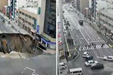 Lubang Jalan di Jepang yang Diperbaiki dalam Dua Hari Muncul Kembali
