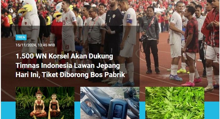 [POPULER TREN] 1.500 WN Korsel Dukung Timnas Indonesia Lawan Jepang | Ancaman Bom di Unpar