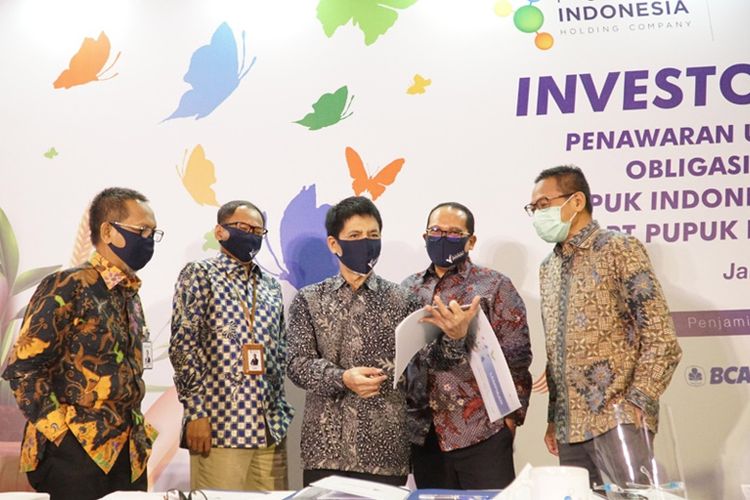 Pupuk Indonesia melangsungkan PUB Obligasi II Tahap 1 Tahun 2020 senilai Rp 2,5 triliun