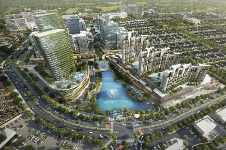 Potret Hiera Sport & Lifestyle Center yang direncanakan akan rampung pada kuartal-II 2026 mendatang. 
