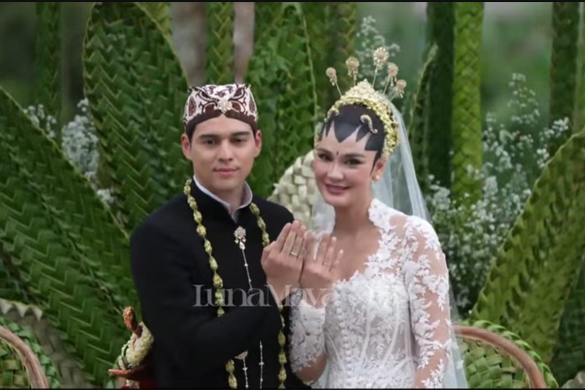 Pasangan artis Luna Maya dan Maxime Bouttier menggelar akad nikah di Ubud, Bali, Rabu (7/5/2025).