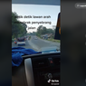 Video Viral Pengemudi Arogan Lawan Arah dan Tabrak Penyeberang Jalan