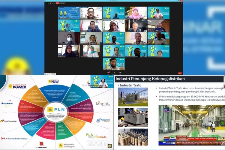 Paparan materi Direktur Human Capital dan Management PT PLN (Persero) Syofvi Felienty Roekman