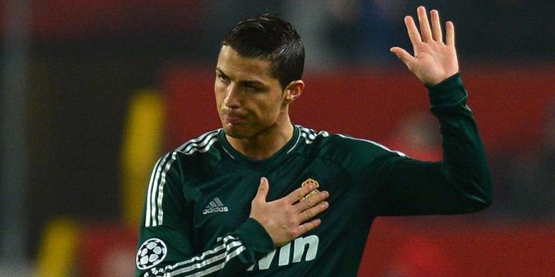 Penyerang sayap Real Madrid, Cristiano Ronaldo.