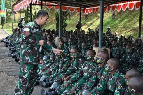 1.000 Putra-Putri Papua Jalani Pendidikan Bintara TNI di Sejumlah Rindam
