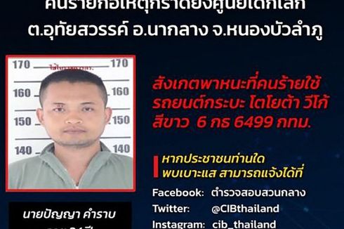 UPDATE Penembakan Massal Penitipan Anak Thailand: 34 Orang Tewas, 22 adalah Anak-anak